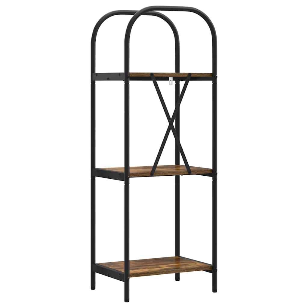 Libreria Rovere fumo 40 x 30 x 109 cm Legno multistrato