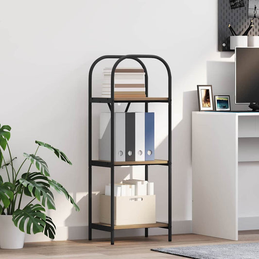 Libreria rovere artigianale 40 x 30 x 109 cm Legno multistrato