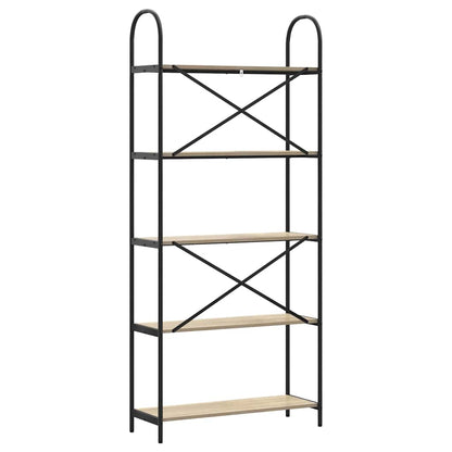 Libreria rovere sonoma 80 x 30 x 183 cm Legno multistrato