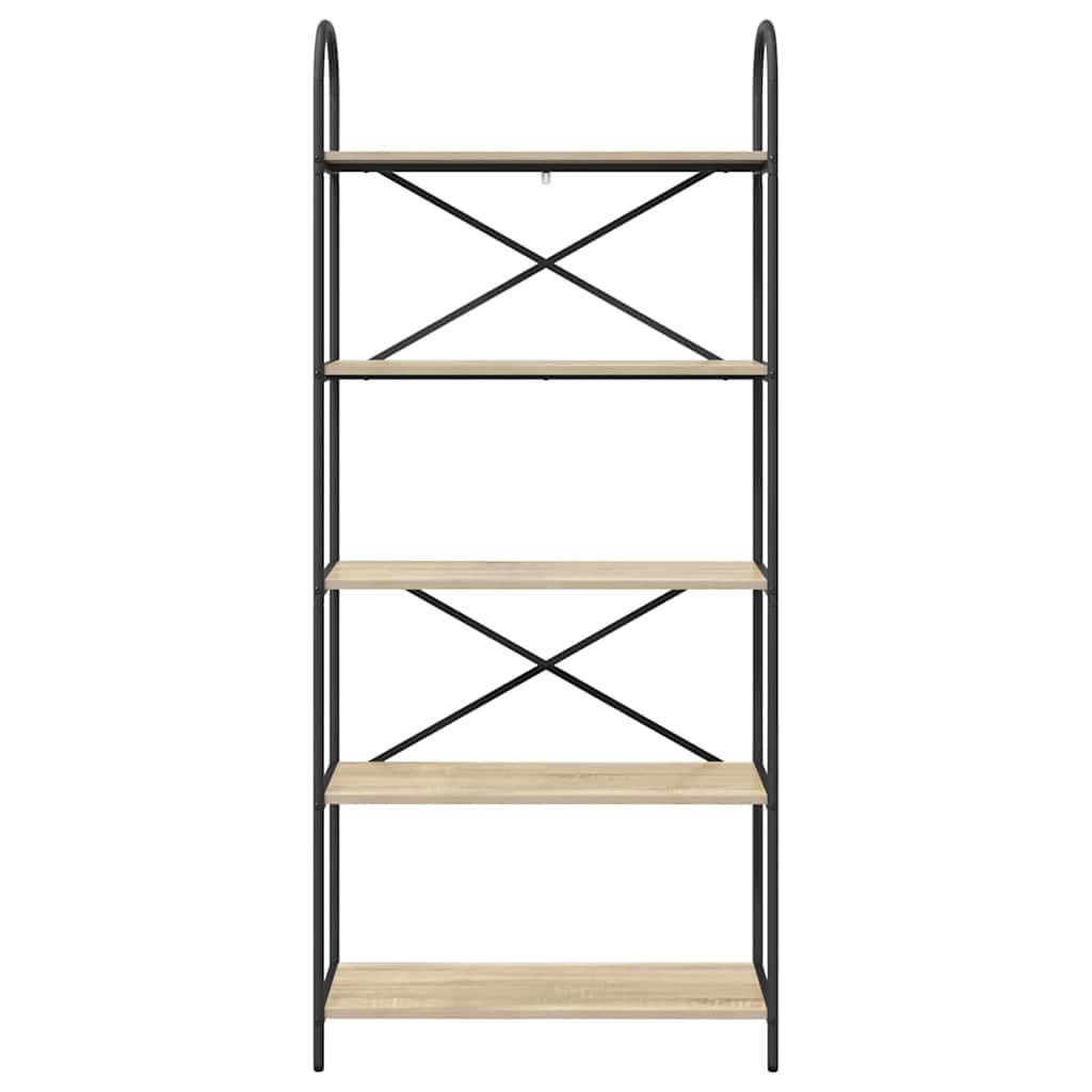 Libreria rovere sonoma 80 x 30 x 183 cm Legno multistrato