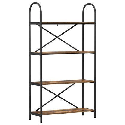 Libreria Rovere fumo 80 x 30 x 146 cm Legno multistrato