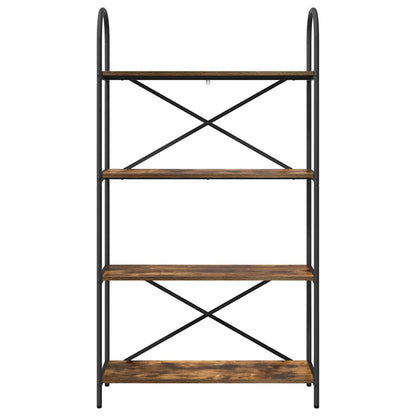 Libreria Rovere fumo 80 x 30 x 146 cm Legno multistrato