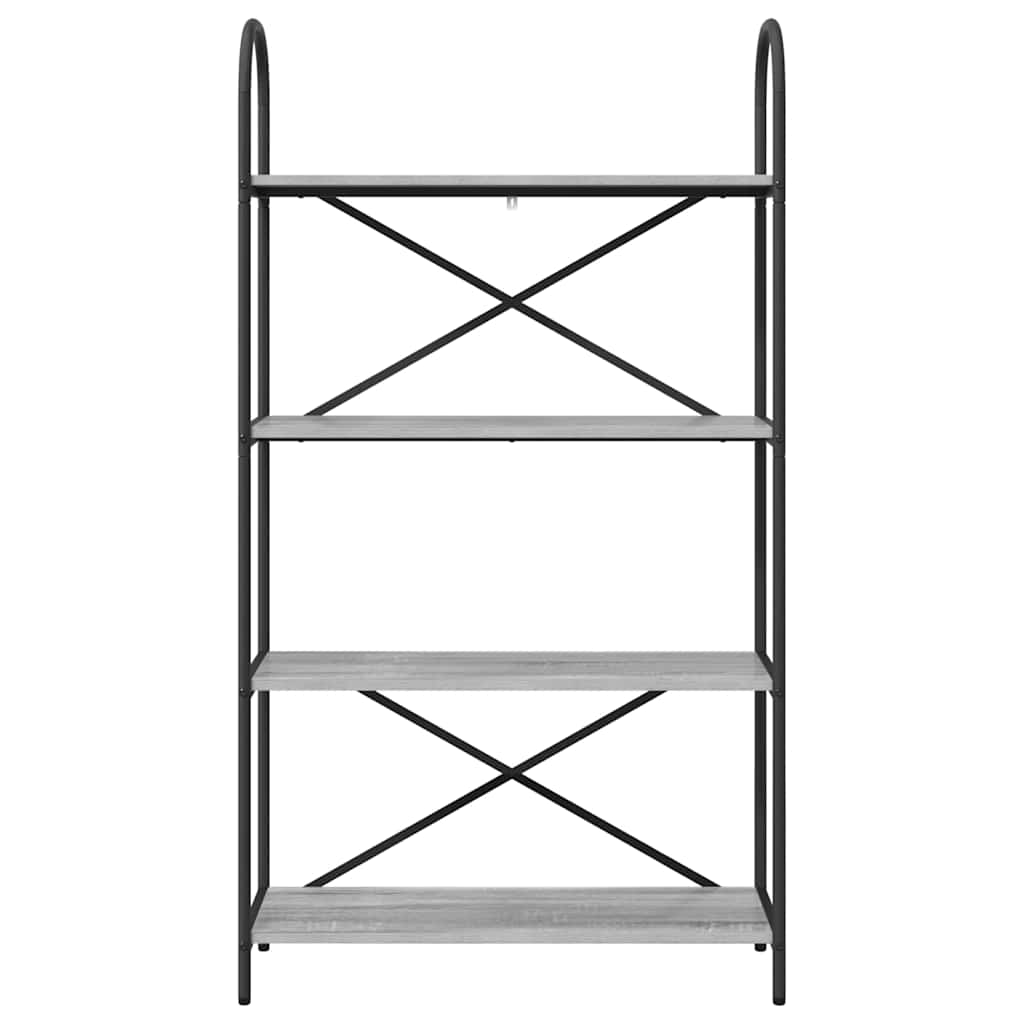 Libreria Grigio sonoma 80 x 30 x 146 cm Legno multistrato