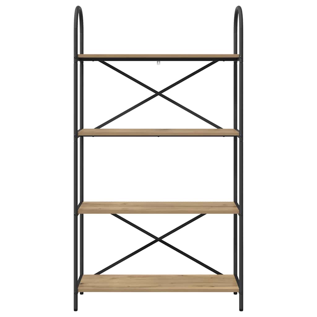 Libreria rovere artigianale 80 x 30 x 146 cm Legno multistrato