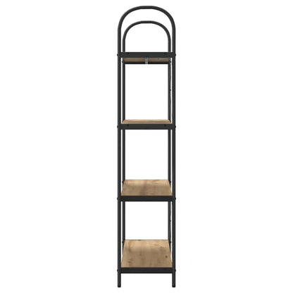 Libreria rovere artigianale 80 x 30 x 146 cm Legno multistrato