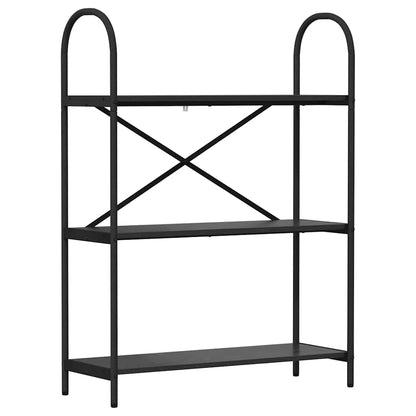 Libreria Rovere nero 80 x 30 x 109 cm Legno multistrato