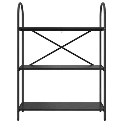 Libreria Rovere nero 80 x 30 x 109 cm Legno multistrato