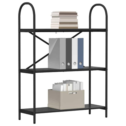 Libreria Rovere nero 80 x 30 x 109 cm Legno multistrato