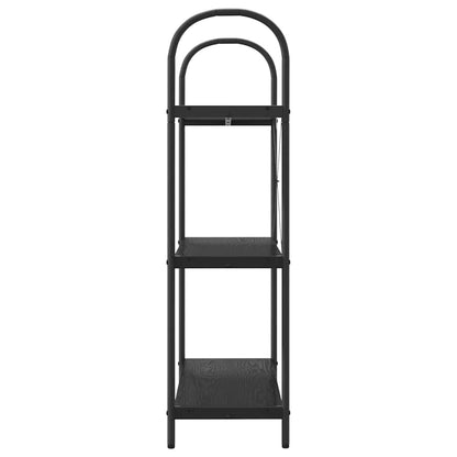 Libreria Rovere nero 80 x 30 x 109 cm Legno multistrato