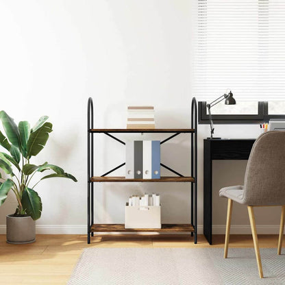 Libreria Rovere fumo 80 x 30 x 109 cm Legno multistrato