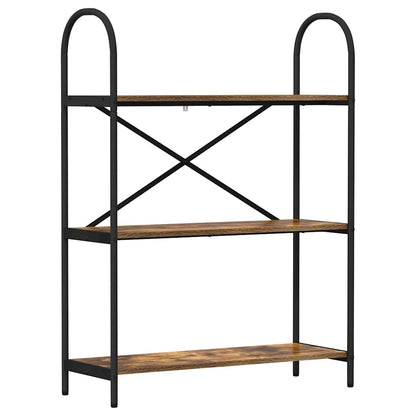 Libreria Rovere fumo 80 x 30 x 109 cm Legno multistrato