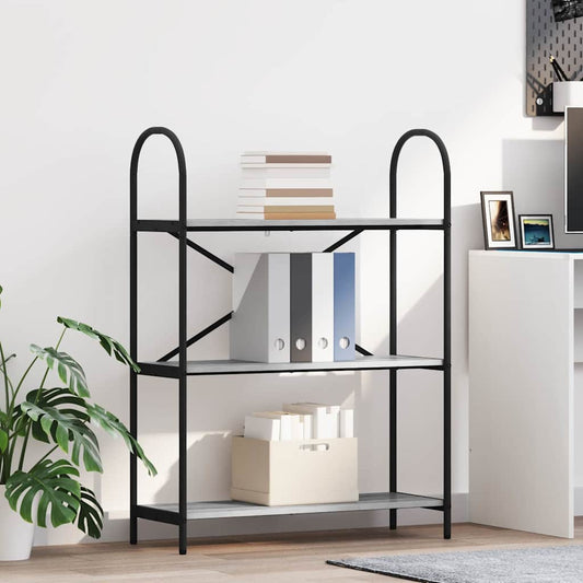 Libreria Grigio sonoma 80 x 30 x 109 cm Legno multistrato