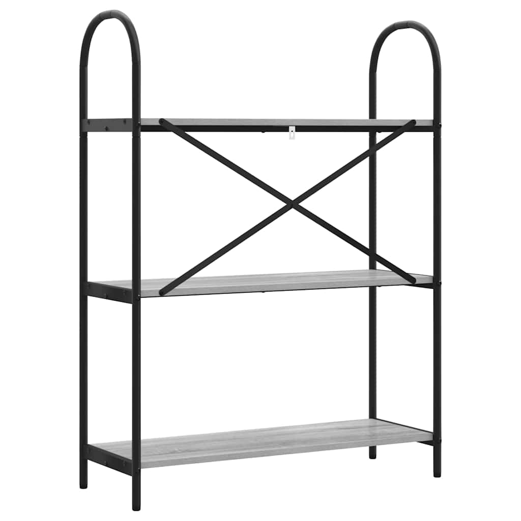 Libreria Grigio sonoma 80 x 30 x 109 cm Legno multistrato