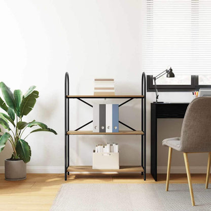 Libreria rovere artigianale 80 x 30 x 109 cm Legno multistrato