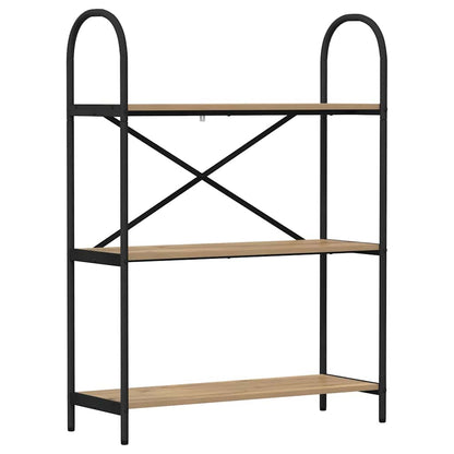 Libreria rovere artigianale 80 x 30 x 109 cm Legno multistrato