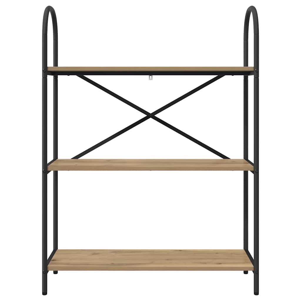 Libreria rovere artigianale 80 x 30 x 109 cm Legno multistrato