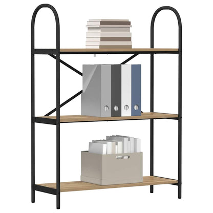 Libreria rovere artigianale 80 x 30 x 109 cm Legno multistrato