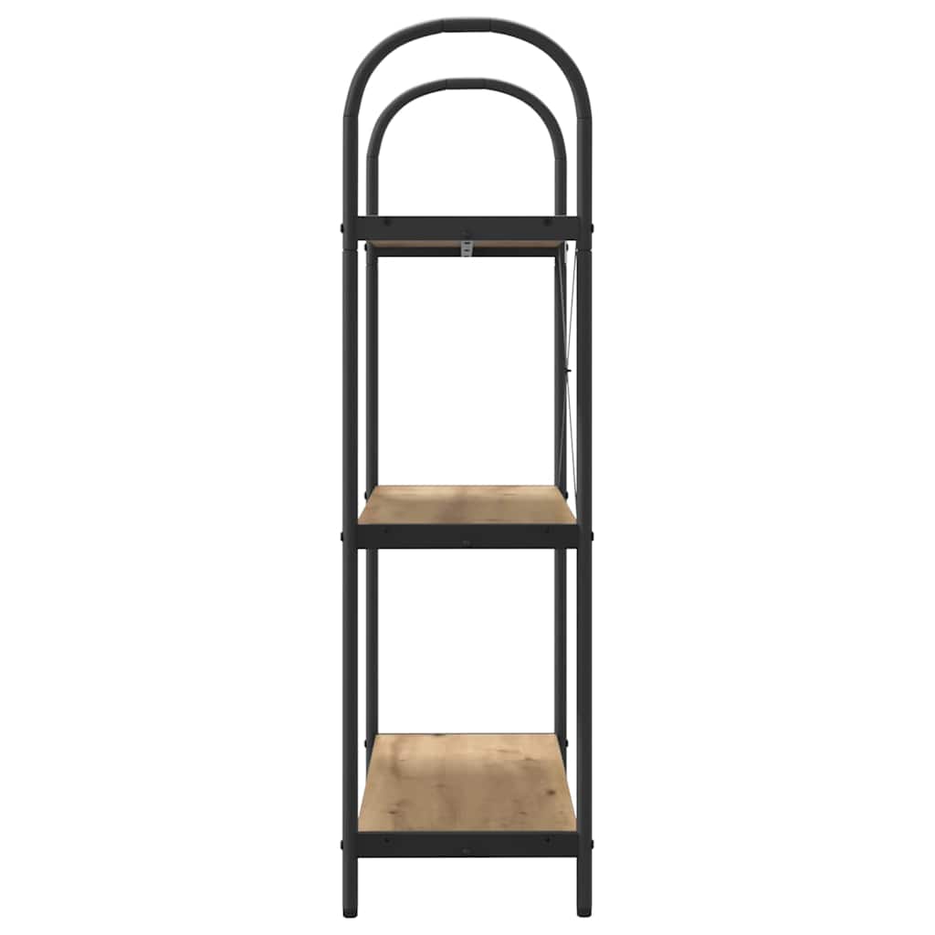 Libreria rovere artigianale 80 x 30 x 109 cm Legno multistrato