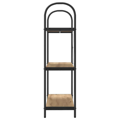 Libreria rovere artigianale 80 x 30 x 109 cm Legno multistrato