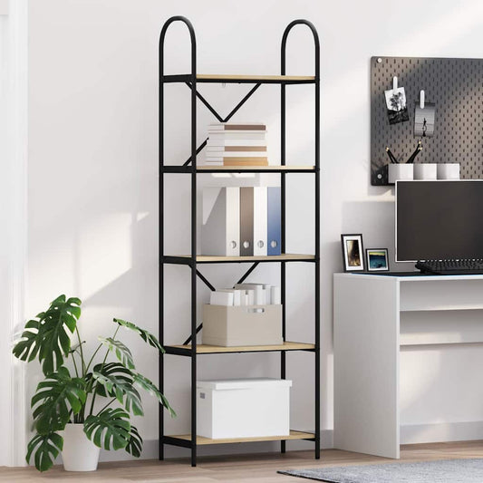 Libreria rovere sonoma 60 x 30 x 183 cm Legno multistrato