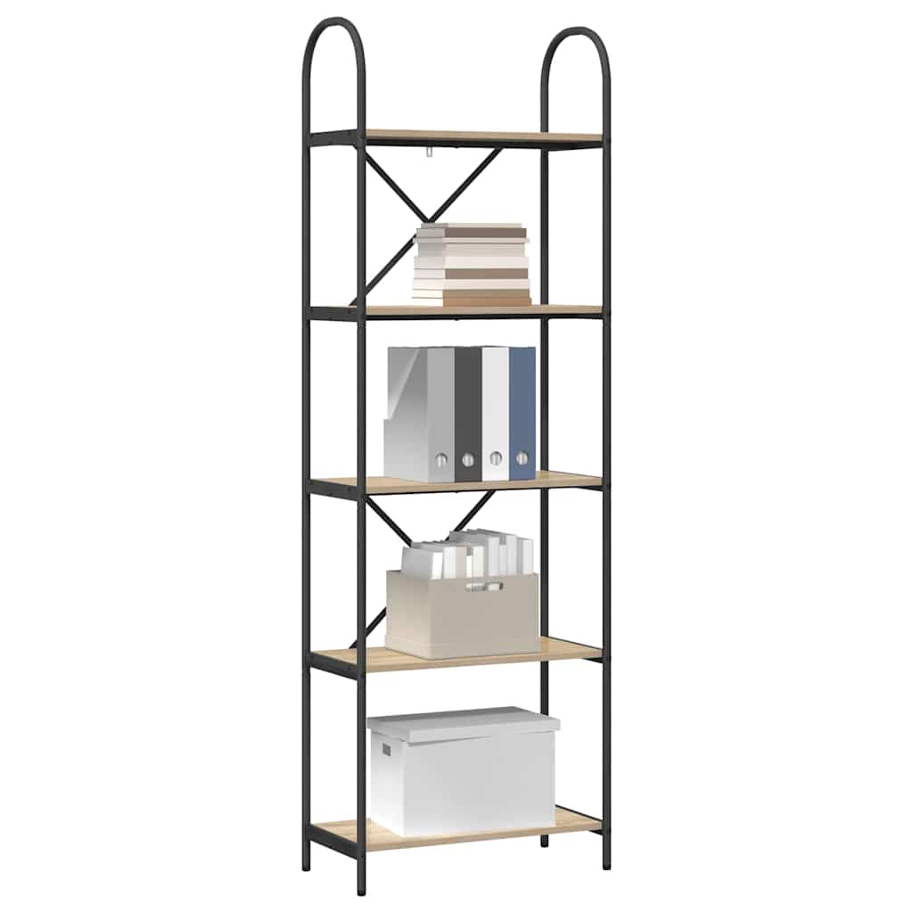 Libreria rovere sonoma 60 x 30 x 183 cm Legno multistrato