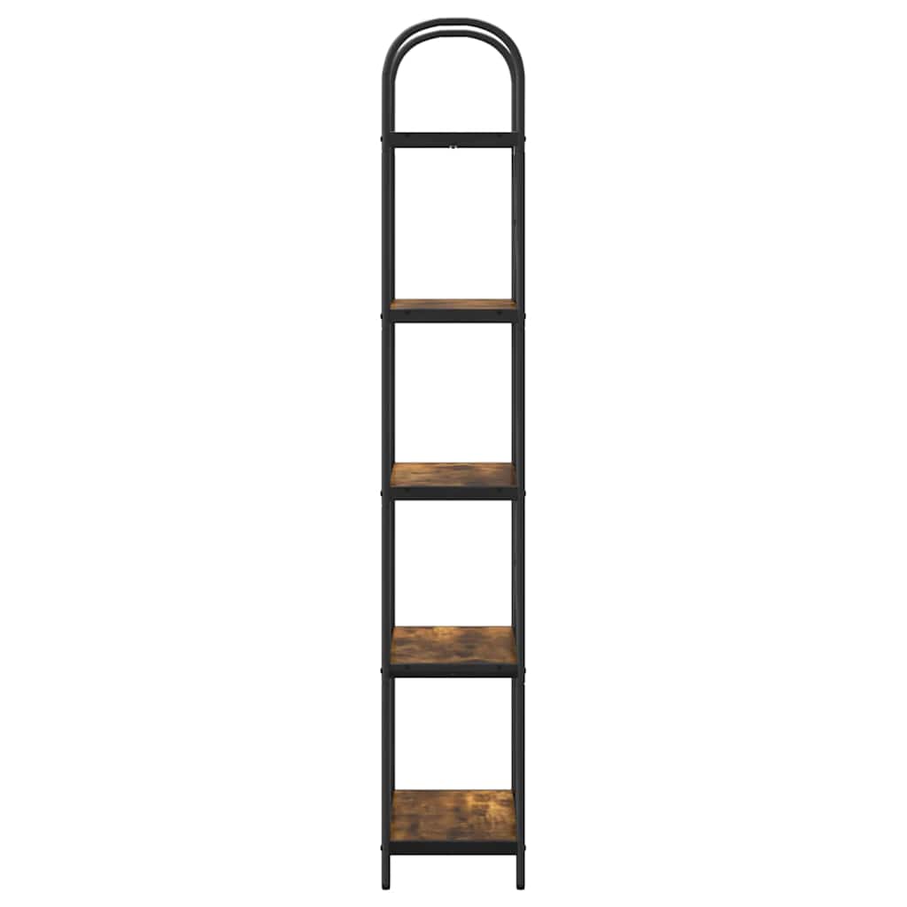 Libreria Rovere fumo 60 x 30 x 183 cm Legno multistrato