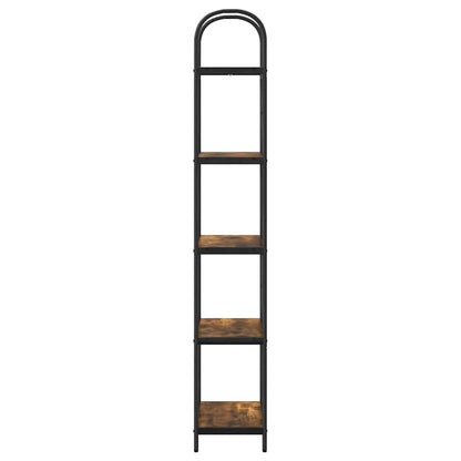 Libreria Rovere fumo 60 x 30 x 183 cm Legno multistrato