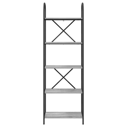 Libreria Grigio sonoma 60 x 30 x 183 cm Legno multistrato