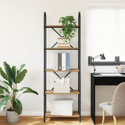 Libreria 5 livelli 60 x 30 x 183 cm Legno multistrato | homemem39