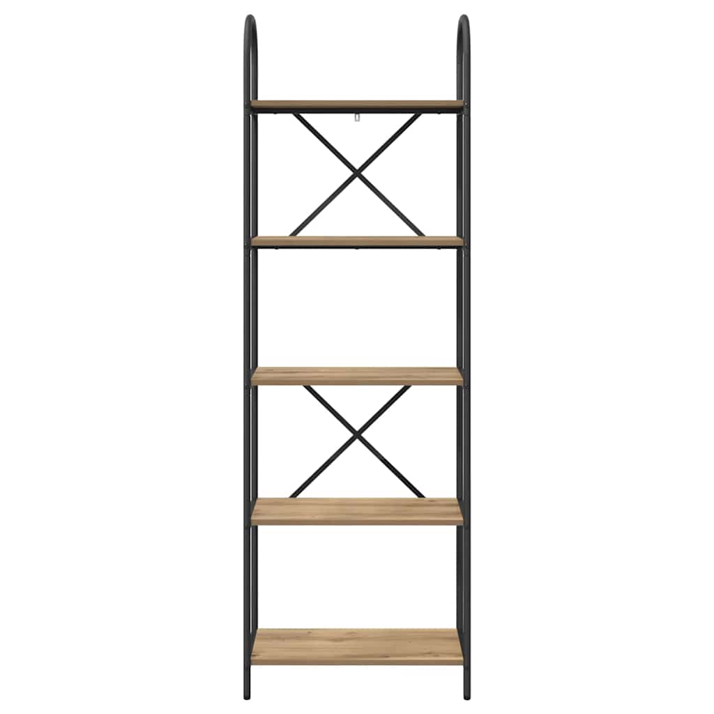 Libreria 5 livelli 60 x 30 x 183 cm Legno multistrato | homemem39