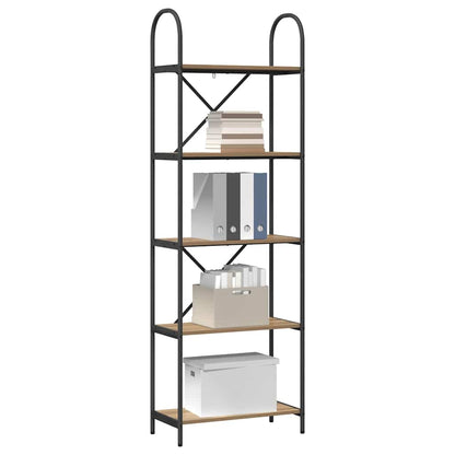 Libreria 5 livelli 60 x 30 x 183 cm Legno multistrato | homemem39