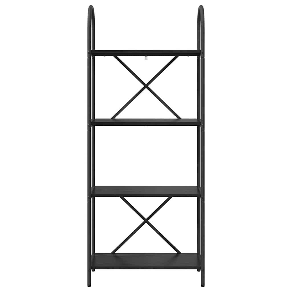Libreria Rovere nero 60 x 30 x 146 cm Legno multistrato