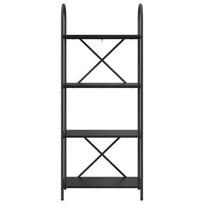 Libreria Rovere nero 60 x 30 x 146 cm Legno multistrato