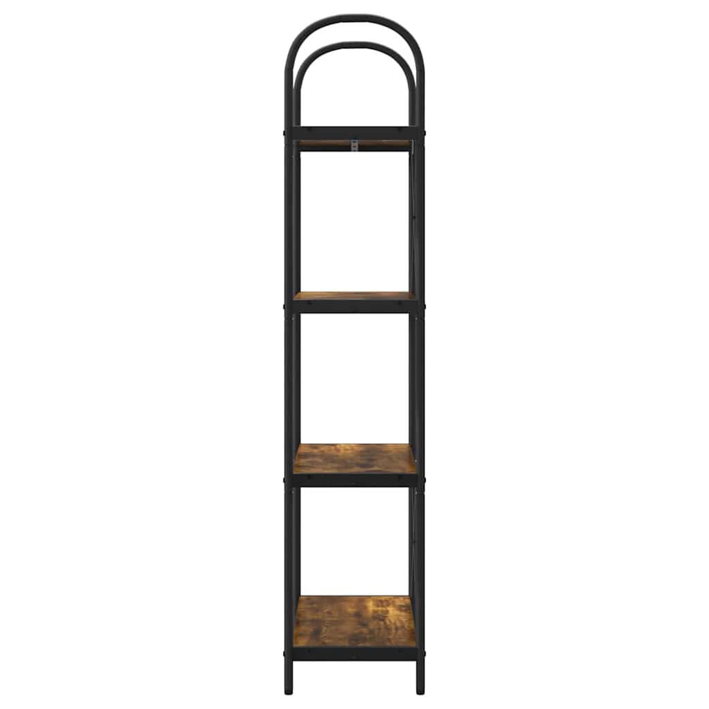 Libreria Rovere fumo 60 x 30 x 146 cm Legno multistrato