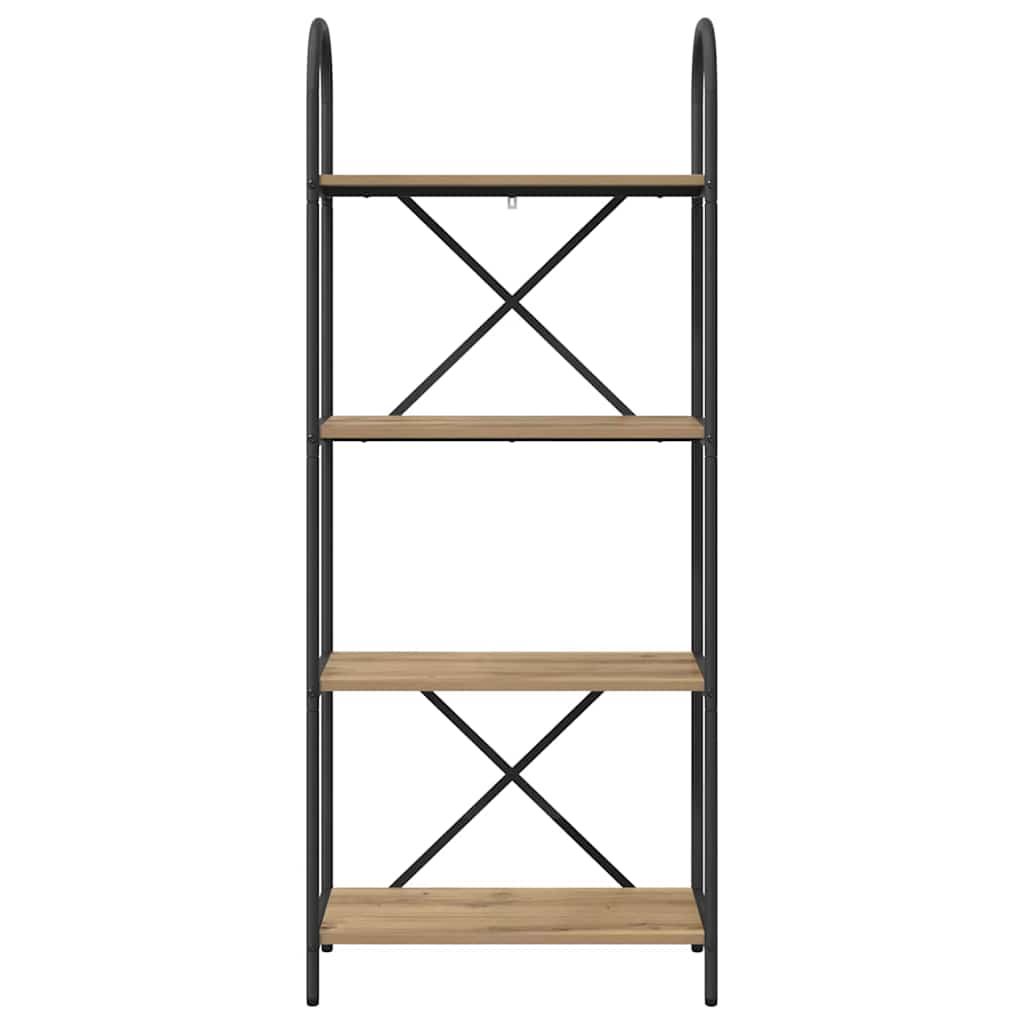 Libreria rovere artigianale 60 x 30 x 146 cm Legno multistrato