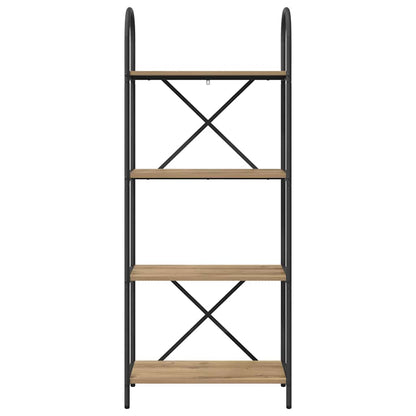 Libreria rovere artigianale 60 x 30 x 146 cm Legno multistrato