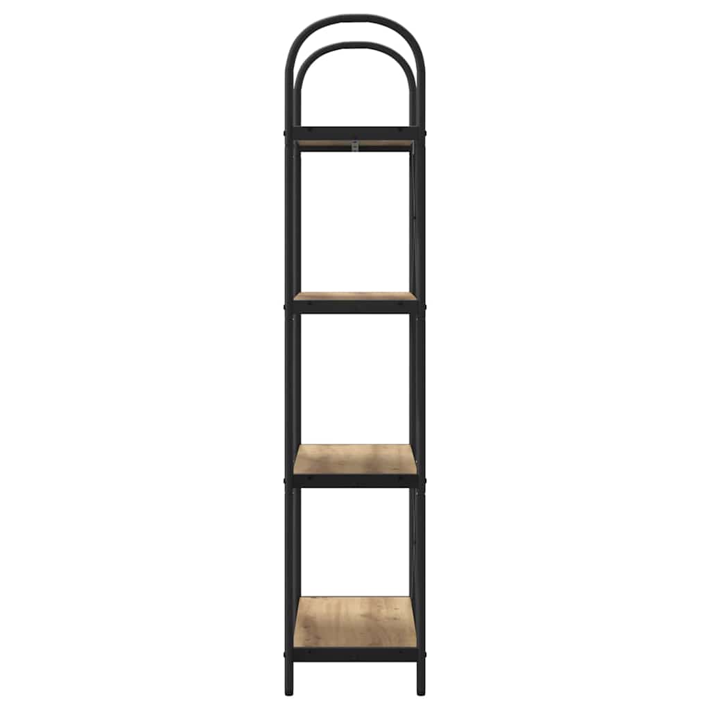 Libreria rovere artigianale 60 x 30 x 146 cm Legno multistrato