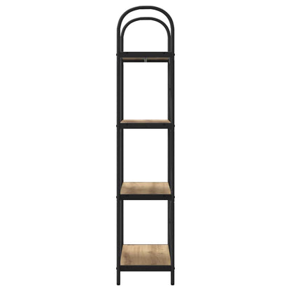 Libreria rovere artigianale 60 x 30 x 146 cm Legno multistrato