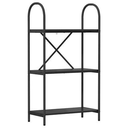 Libreria Rovere nero 60 x 30 x 109 cm Legno multistrato