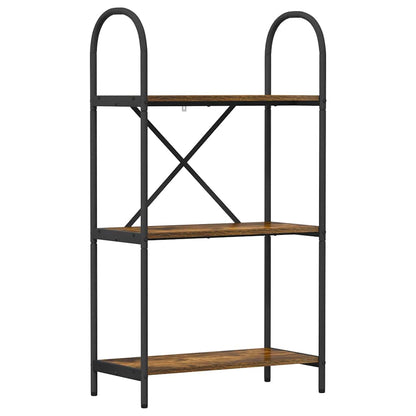 Libreria Rovere fumo 60 x 30 x 109 cm Legno multistrato