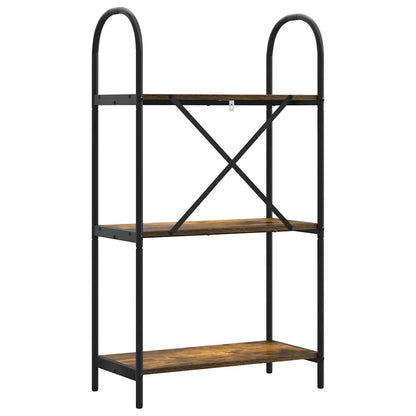 Libreria Rovere fumo 60 x 30 x 109 cm Legno multistrato