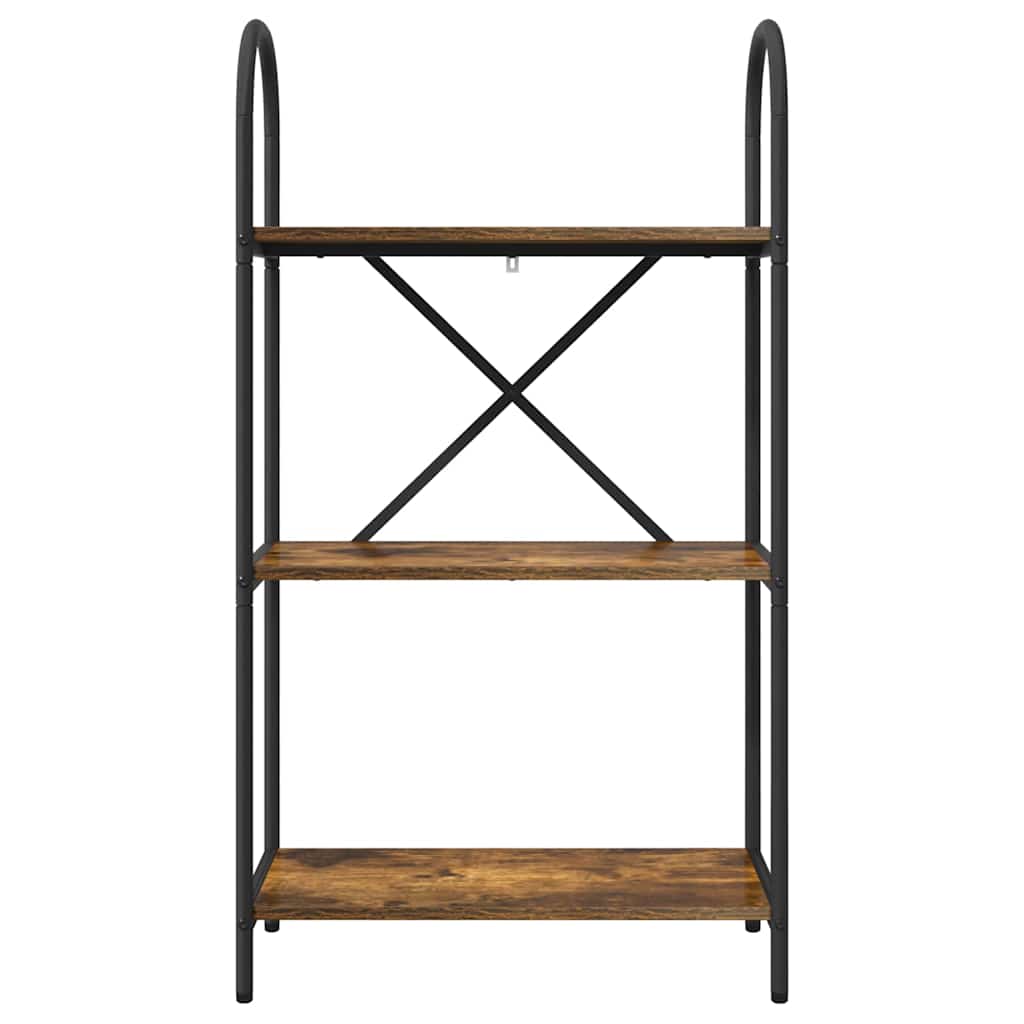 Libreria Rovere fumo 60 x 30 x 109 cm Legno multistrato