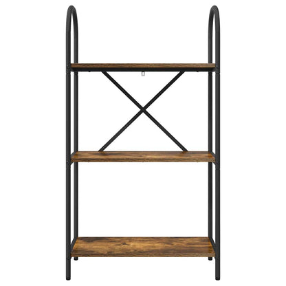 Libreria Rovere fumo 60 x 30 x 109 cm Legno multistrato