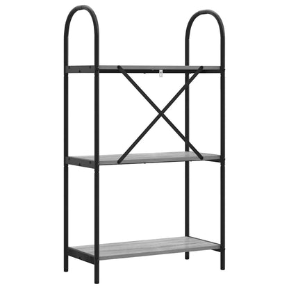 Libreria Grigio sonoma 60 x 30 x 109 cm Legno multistrato