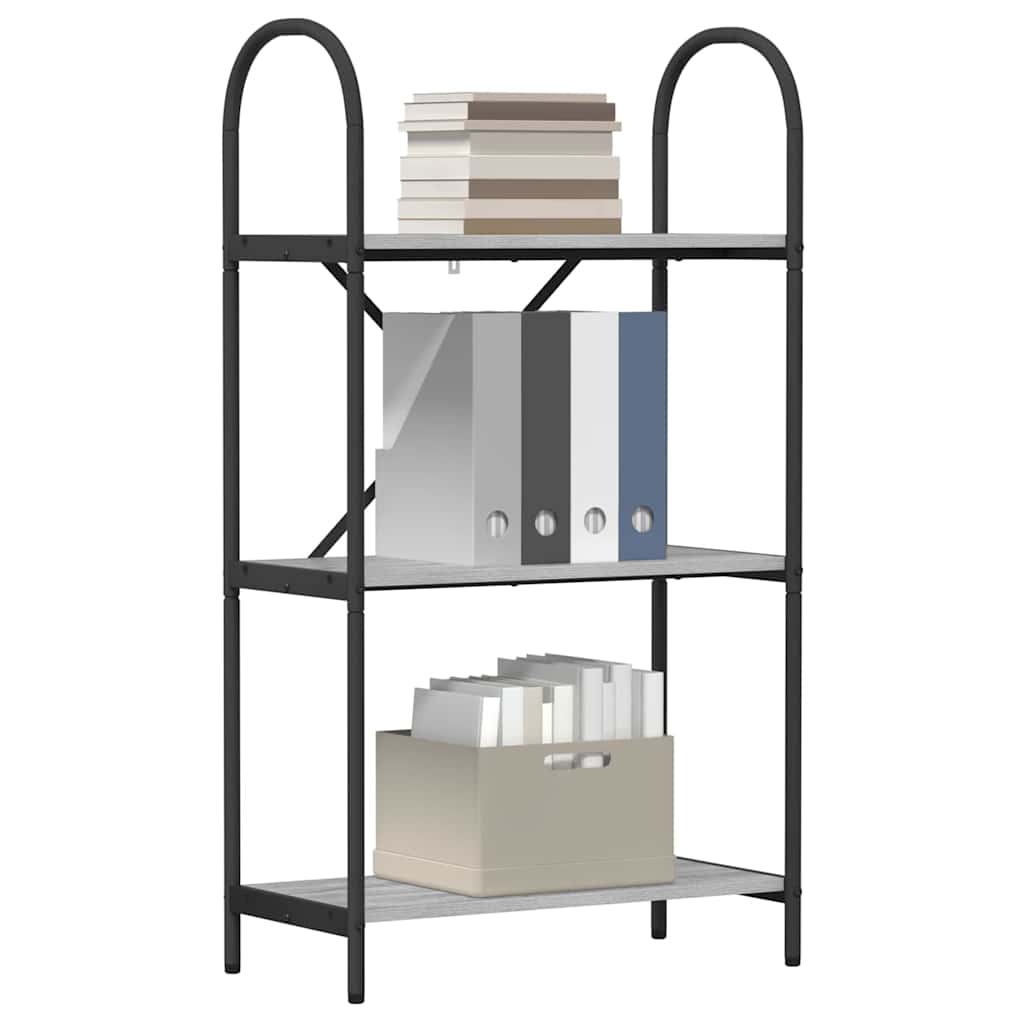 Libreria Grigio sonoma 60 x 30 x 109 cm Legno multistrato