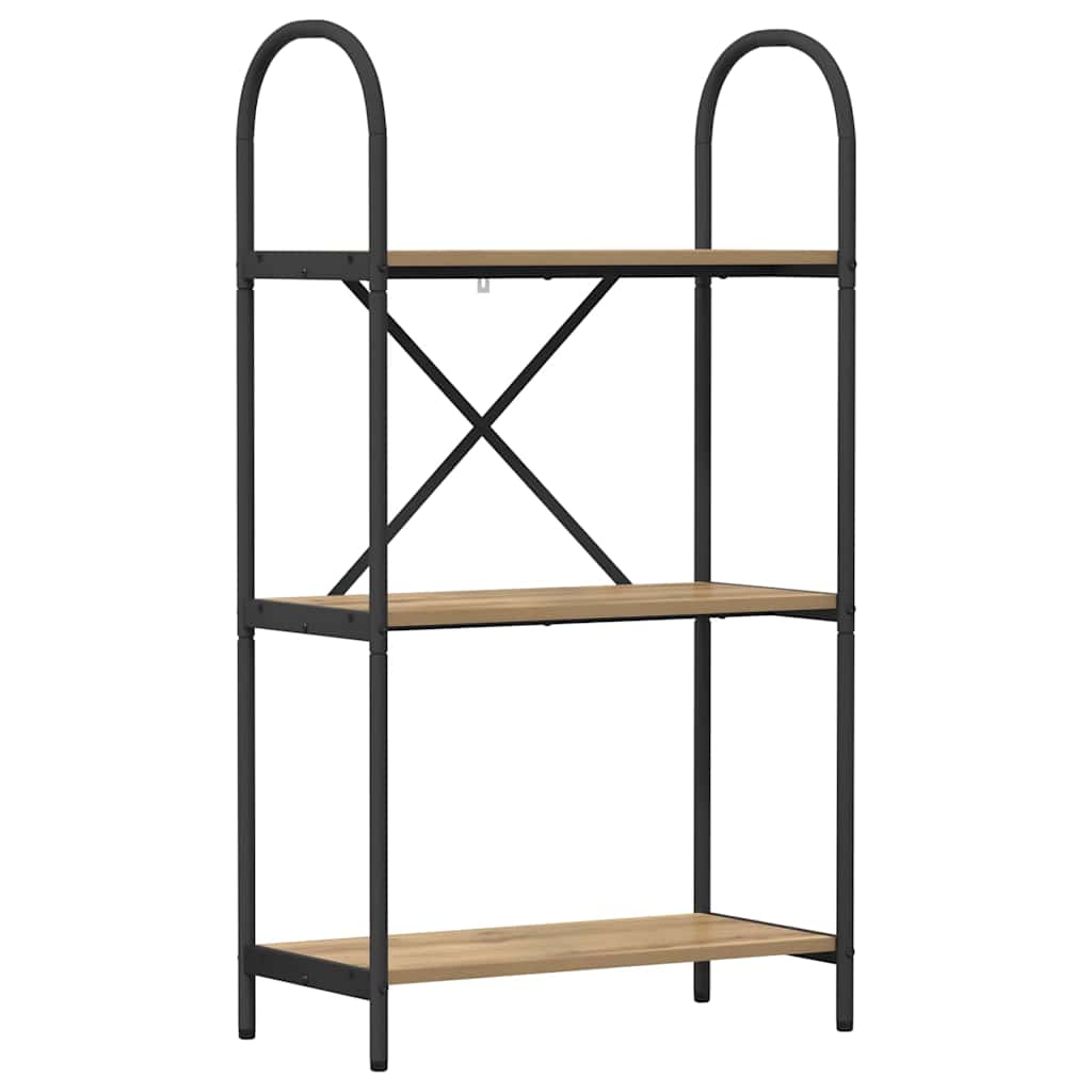 Libreria rovere artigianale 60 x 30 x 109 cm Legno multistrato