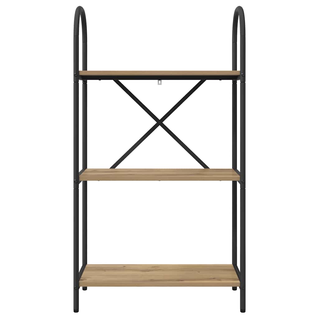 Libreria rovere artigianale 60 x 30 x 109 cm Legno multistrato