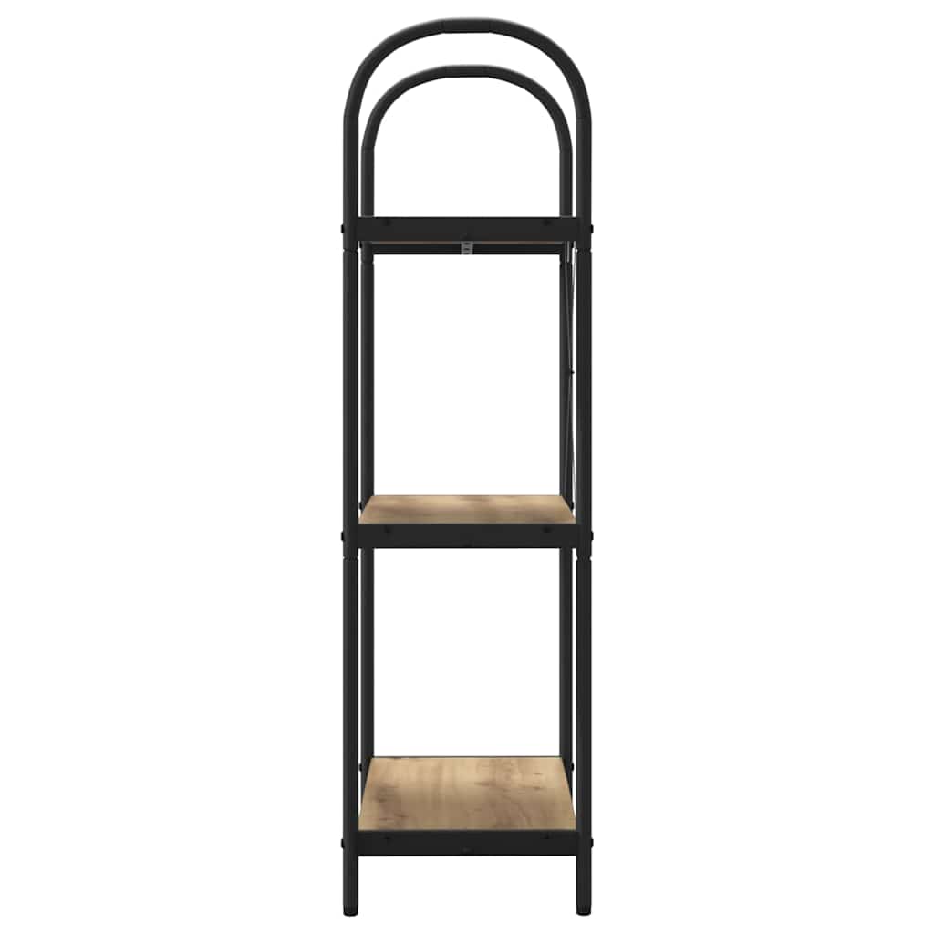 Libreria rovere artigianale 60 x 30 x 109 cm Legno multistrato