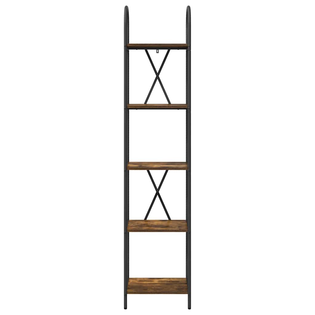 Libreria Rovere fumo 40 x 30 x 183 cm Legno multistrato