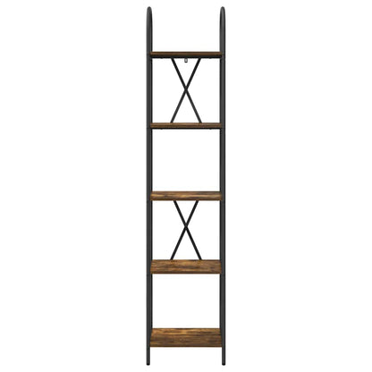 Libreria Rovere fumo 40 x 30 x 183 cm Legno multistrato